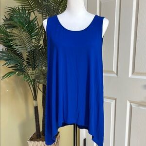 Apt 9, XL, Blue Sleeveless Women's Top
